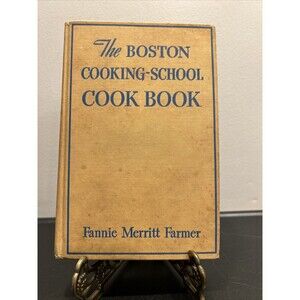 Wartime Cookbook The Boston Cooking School Fannie Farmer 1946 Vintage Hardbound